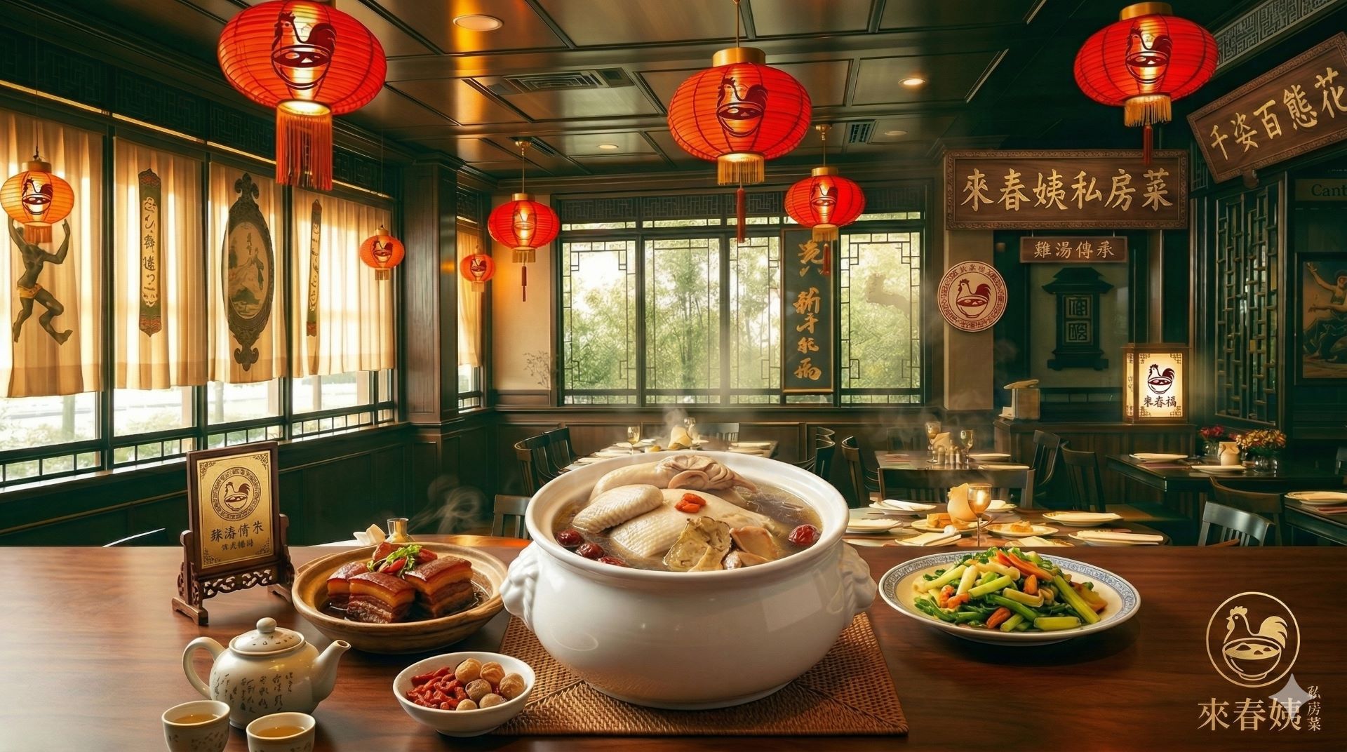 來春姨烏骨雞湯